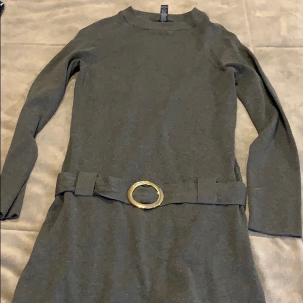 INC sweater dress with belt